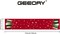 Christmas Table Runner 13x72 Inch, Xmas Trees Snowflakes Winter Holiday Decorative Farmhouse Table Decorations for Kitchen Dinning, Indoor Outdoor Dinner Party Decor (Red) GT150-72